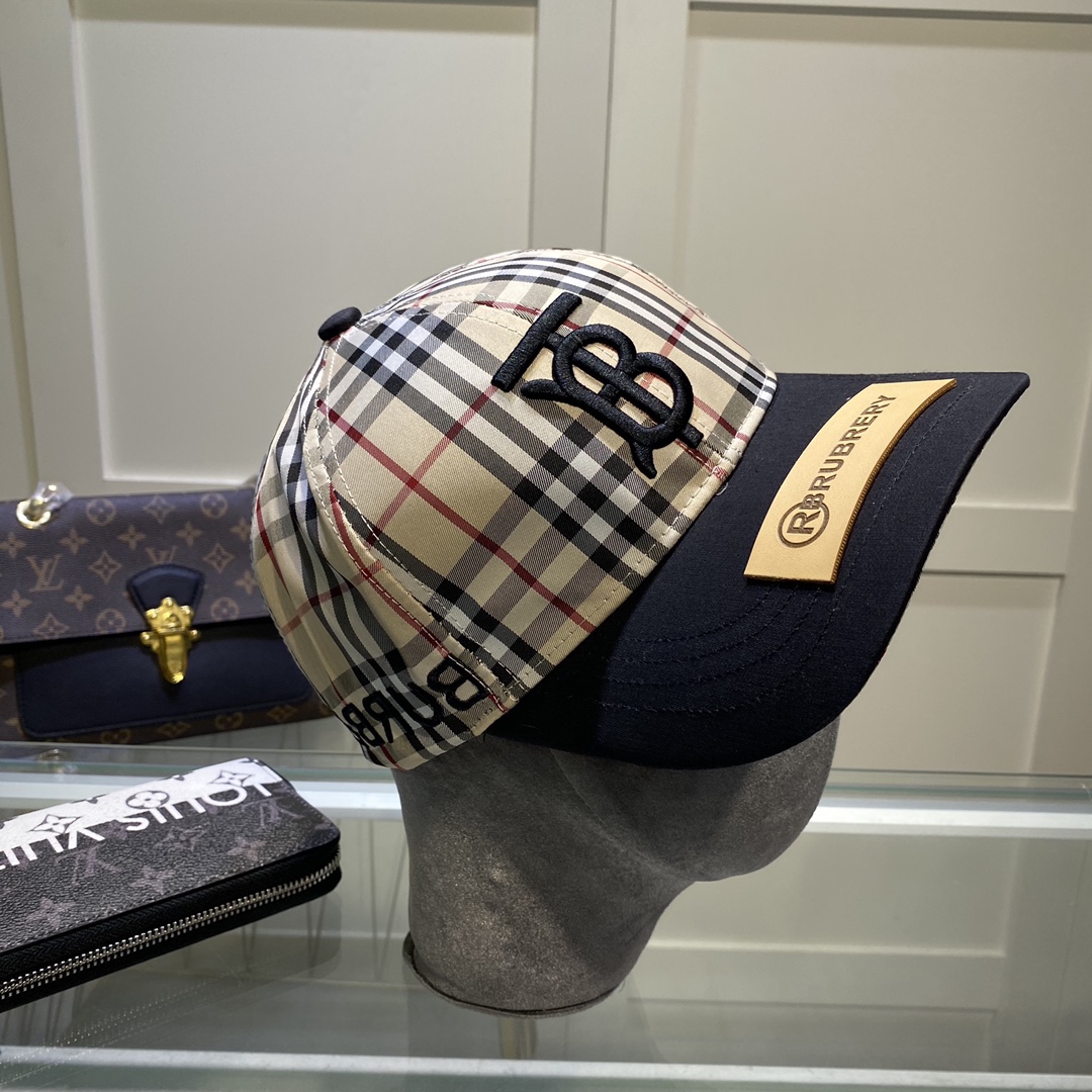Burberry Monogram Motif Icon Stripe Baseball Cap - EUR FASHION
