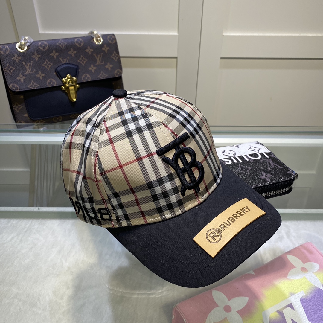 Burberry Monogram Motif Icon Stripe Baseball Cap - EUR FASHION