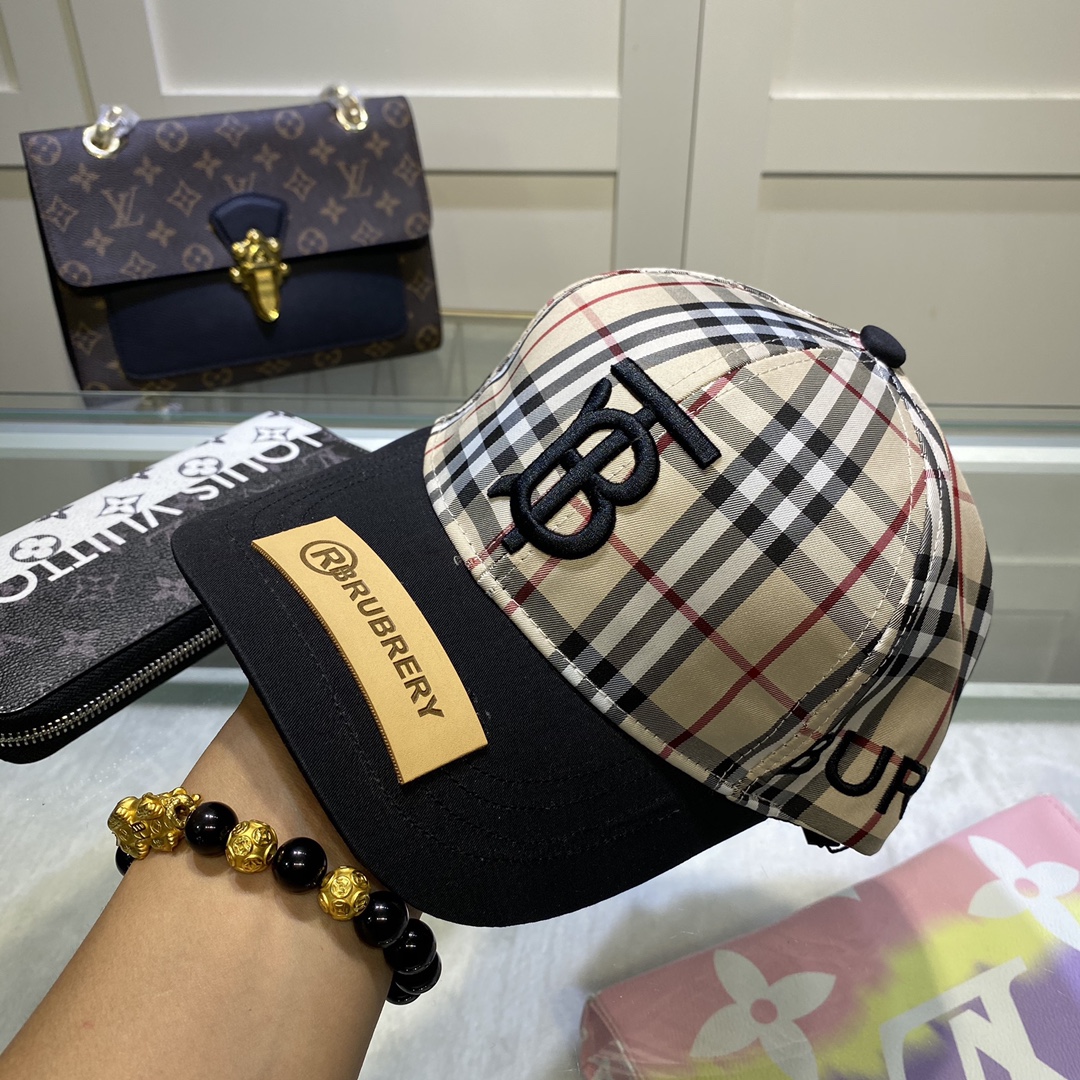 Burberry Monogram Motif Icon Stripe Baseball Cap - EUR FASHION