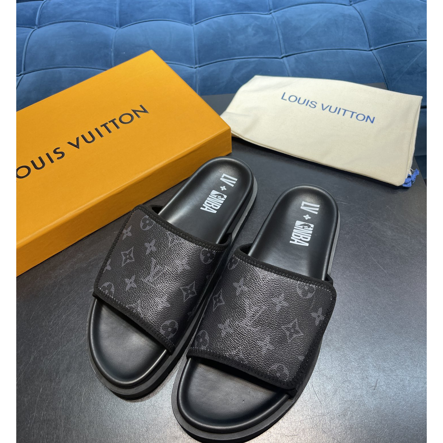 Louis Vuitton x NBA Monogram Slipper - EUR FASHION