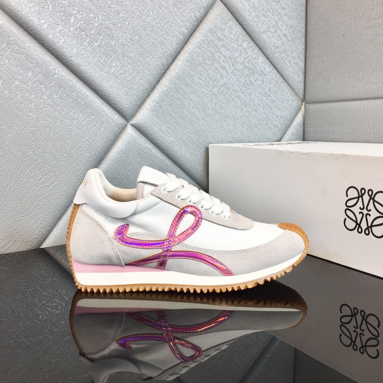 Loewe Flow Runner In Calfskin - EUR FASHION