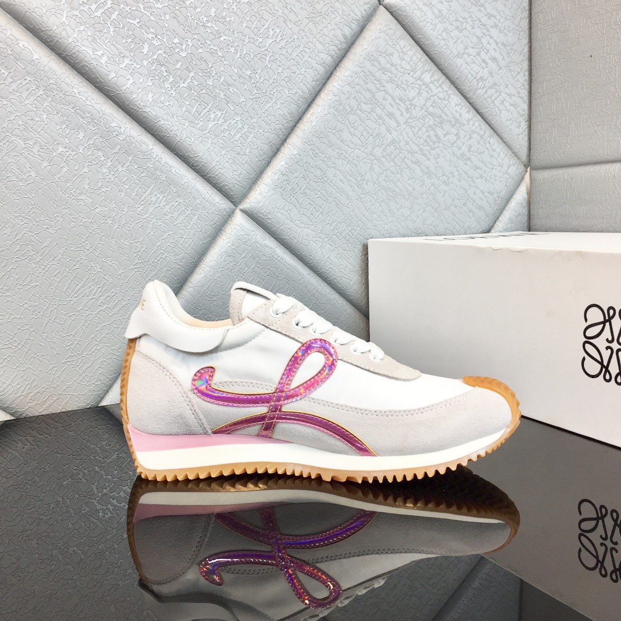 Loewe Flow Runner In Calfskin - EUR FASHION