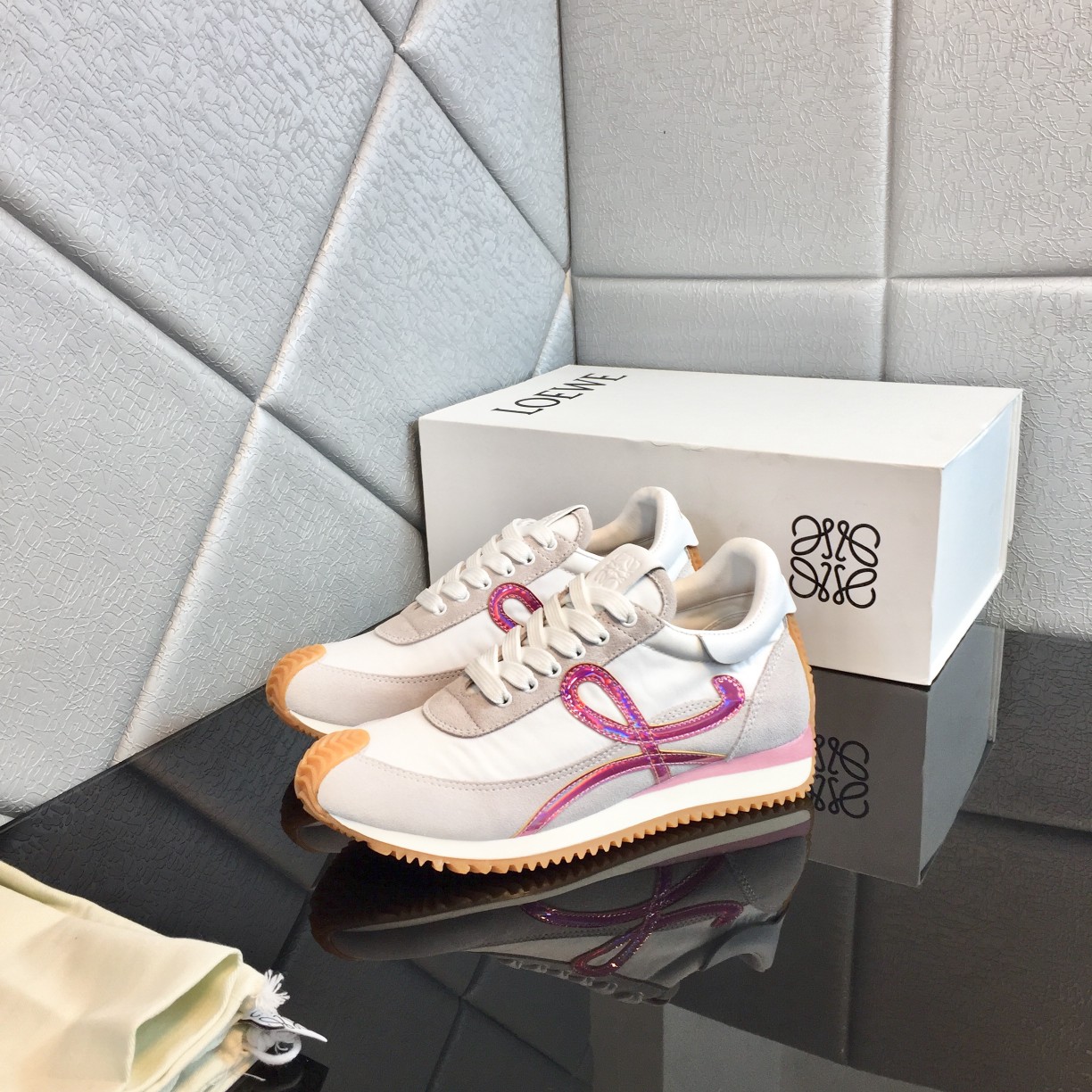 Loewe Flow Runner In Calfskin - EUR FASHION