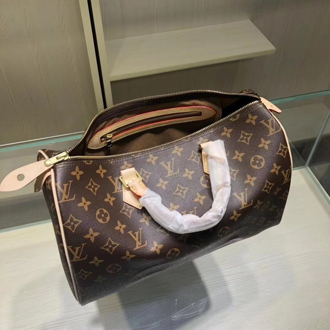 Louis Vuitton Speedy 35 Monogram Handbag (35-23-8cm)  M41107 - EUR FASHION