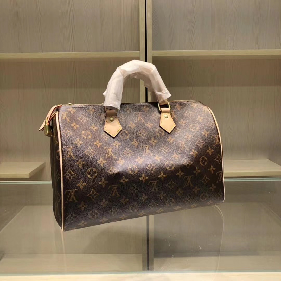 Louis Vuitton Speedy 35 Monogram Handbag (35-23-8cm)  M41107 - EUR FASHION
