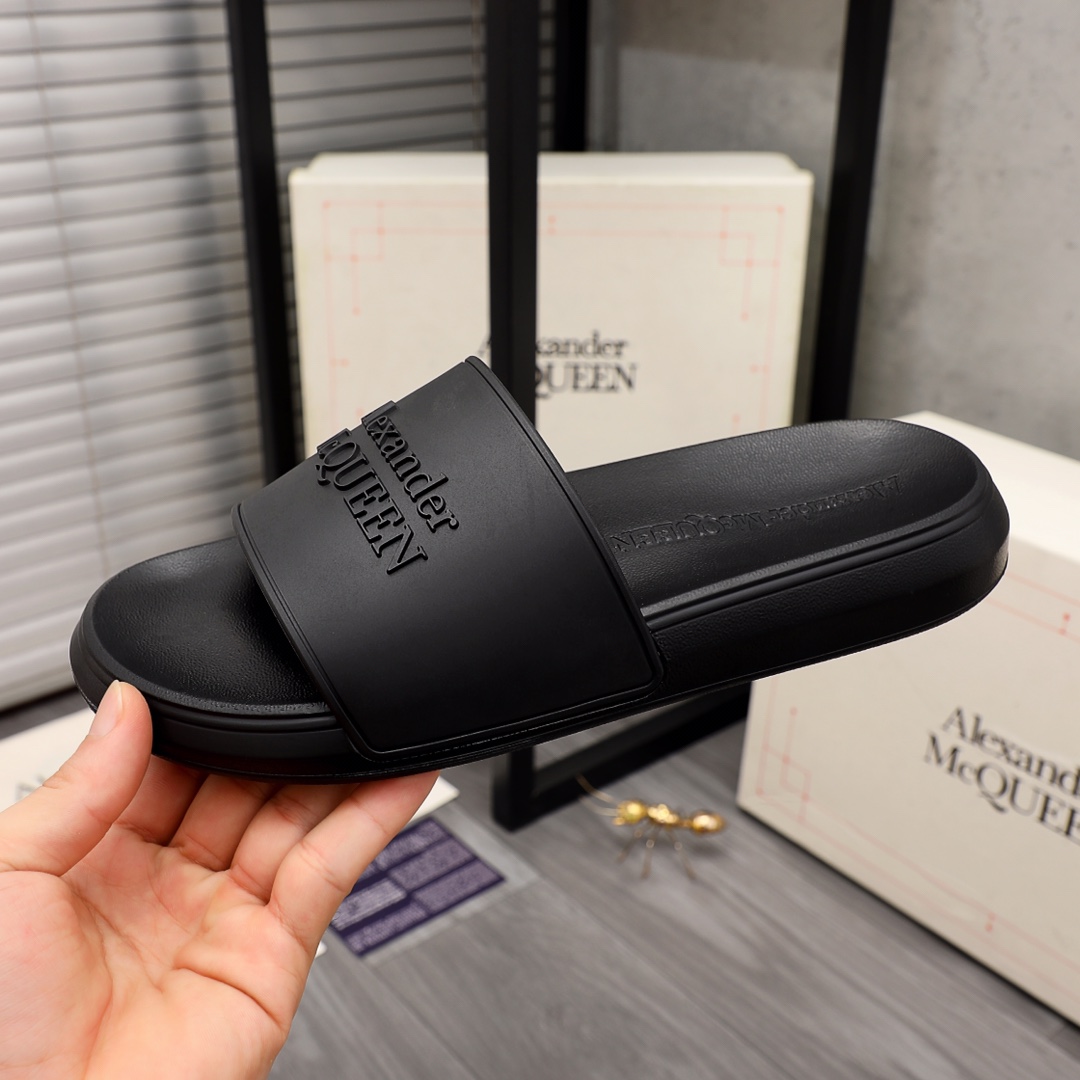Alexander Mqueen Logo Slipper - EUR FASHION