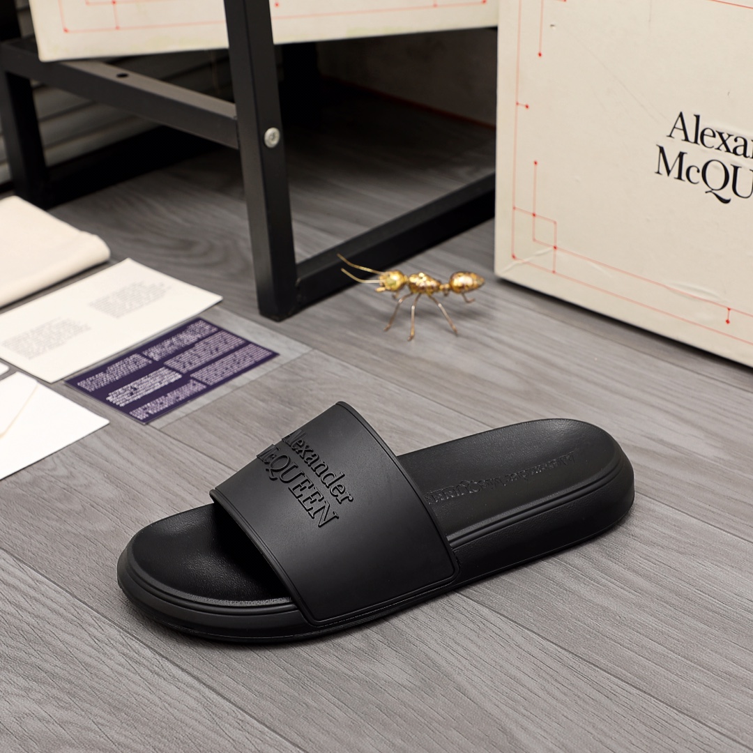 Alexander Mqueen Logo Slipper - EUR FASHION