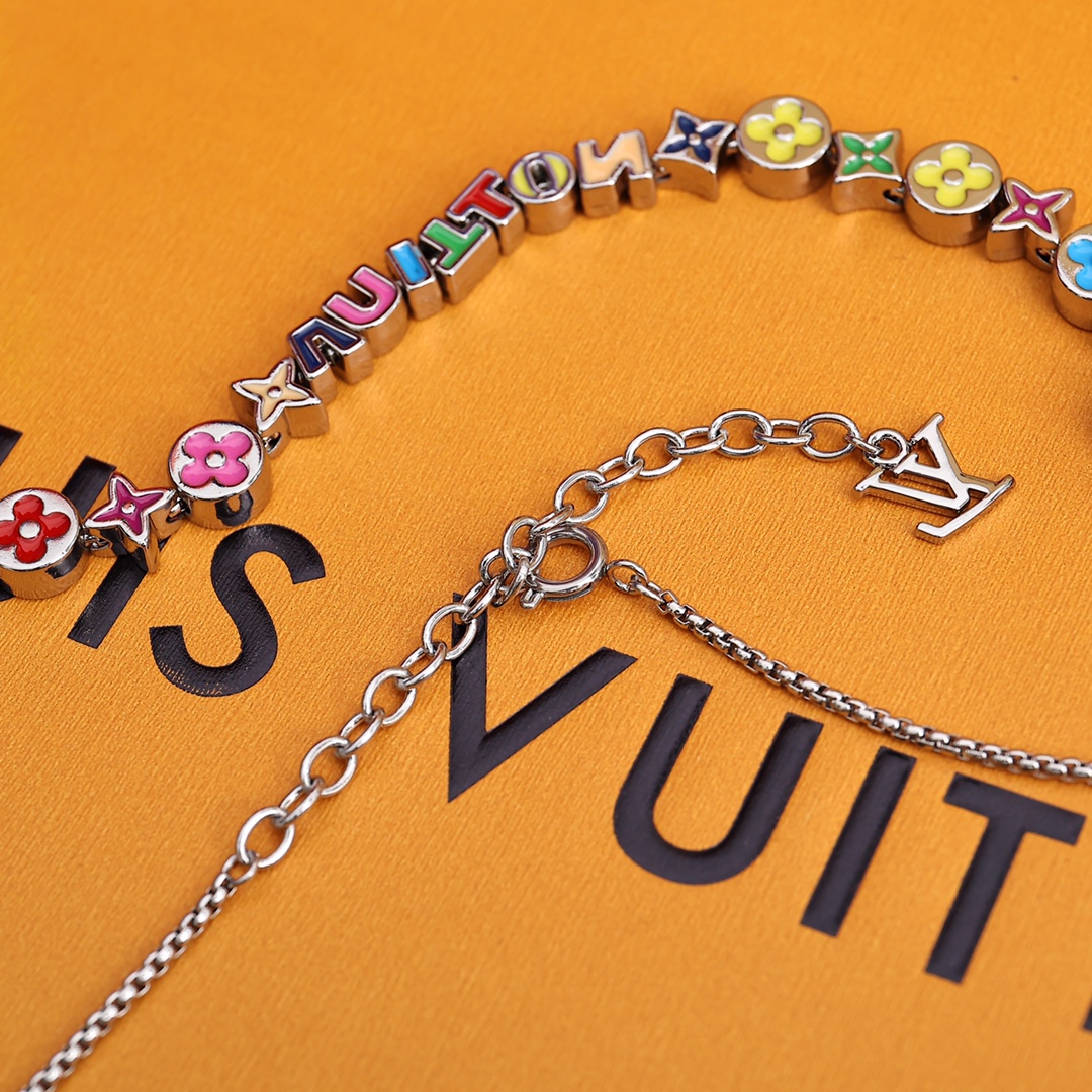 Louis Vuitton MP3281 Monogram Party Necklace - EUR FASHION