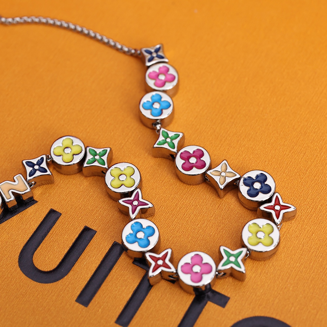 Louis Vuitton MP3281 Monogram Party Necklace - EUR FASHION