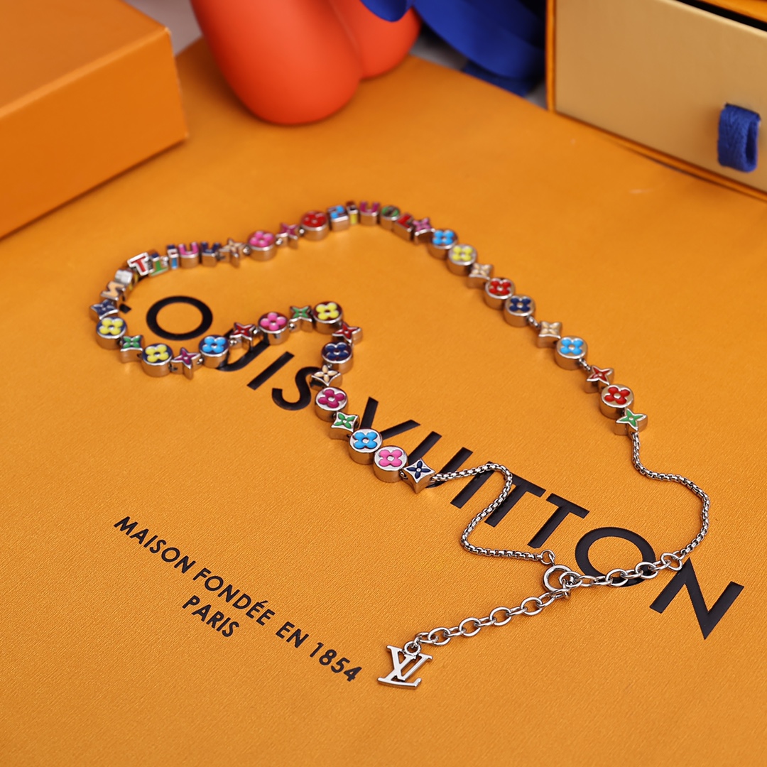 Louis Vuitton MP3281 Monogram Party Necklace - EUR FASHION