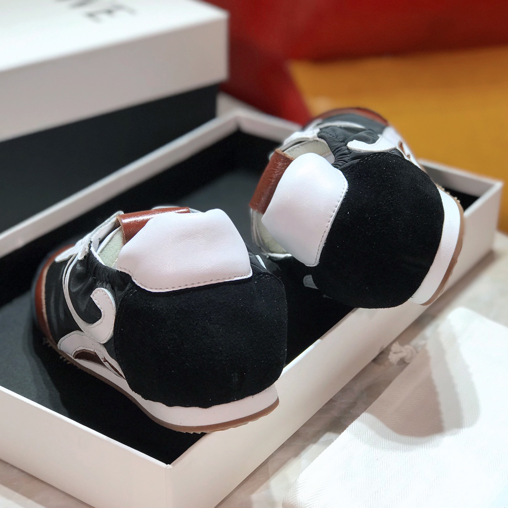 Loewe Ballet Runner In Nylon And Calfskin - EUR FASHION