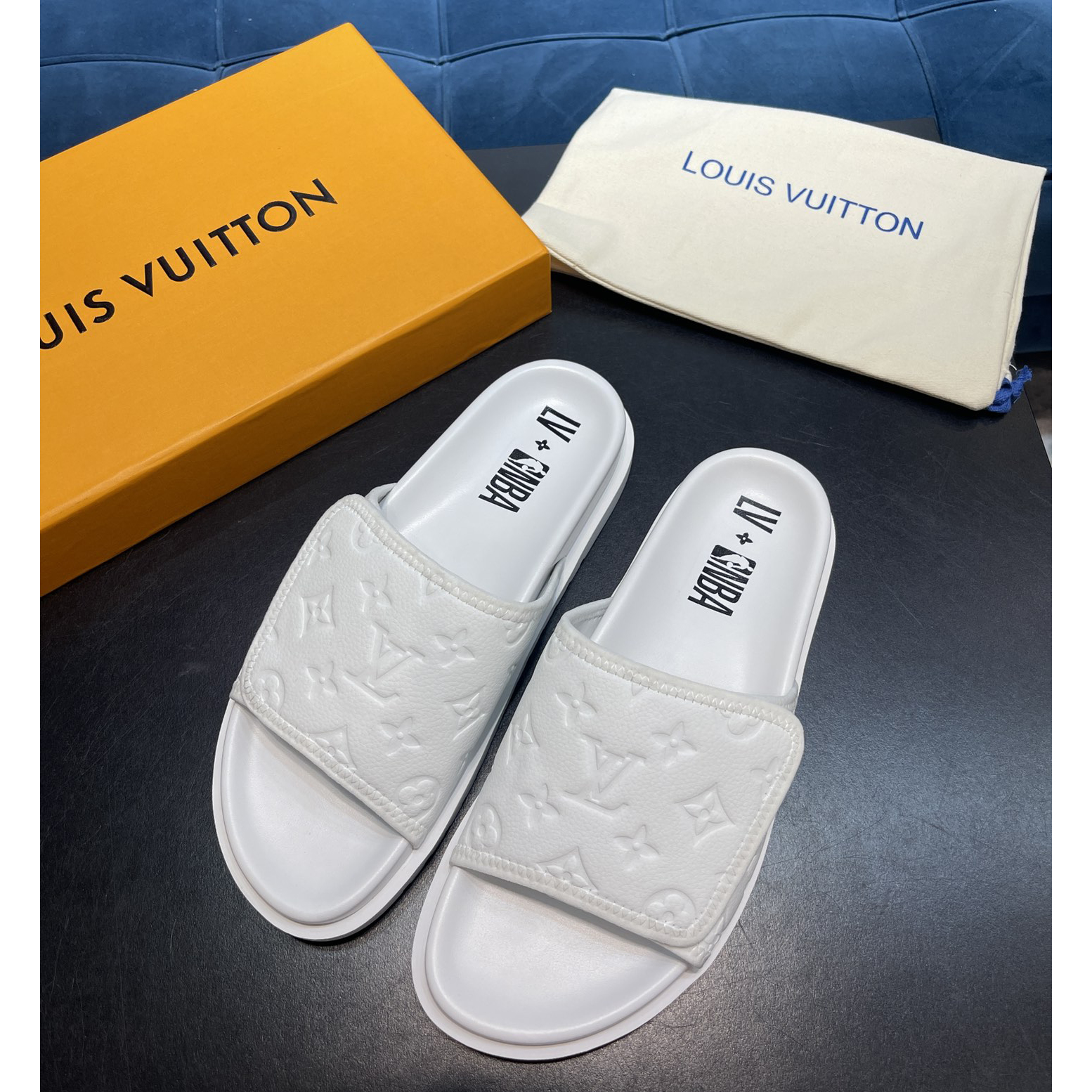 Louis Vuitton x NBA Monogram Slipper - EUR FASHION