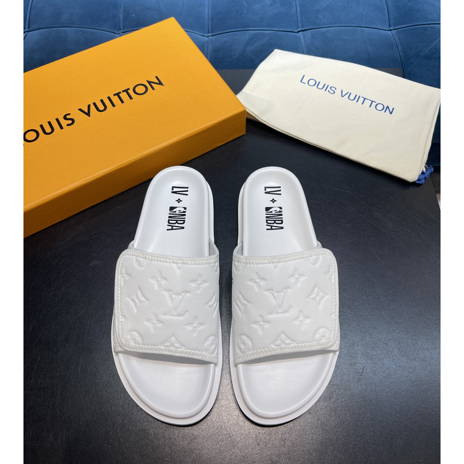 Louis Vuitton x NBA Monogram Slipper - EUR FASHION