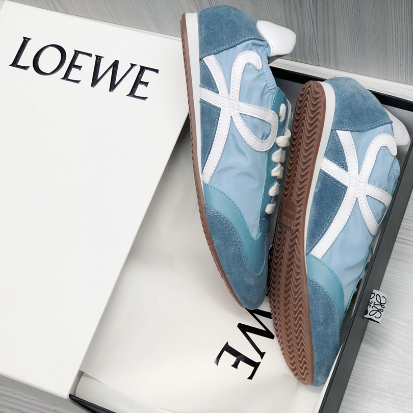 Loewe Ballet Runner In Nylon And Calfskin - EUR FASHION