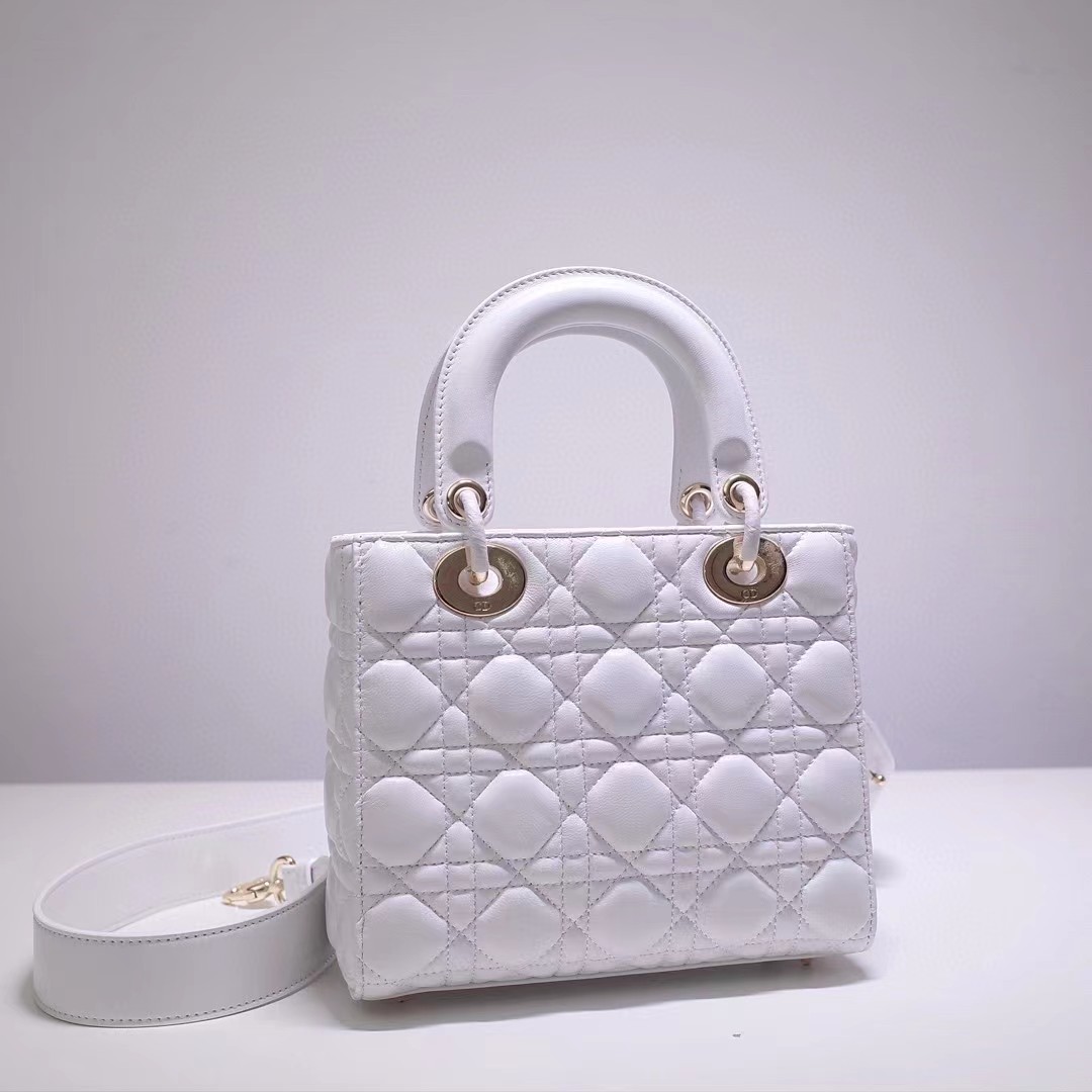 Dior Lady Bag  Cannage Calfskin（20-16.5-8CM） - EUR FASHION