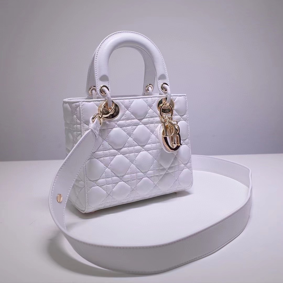 Dior Lady Bag  Cannage Calfskin（20-16.5-8CM） - EUR FASHION