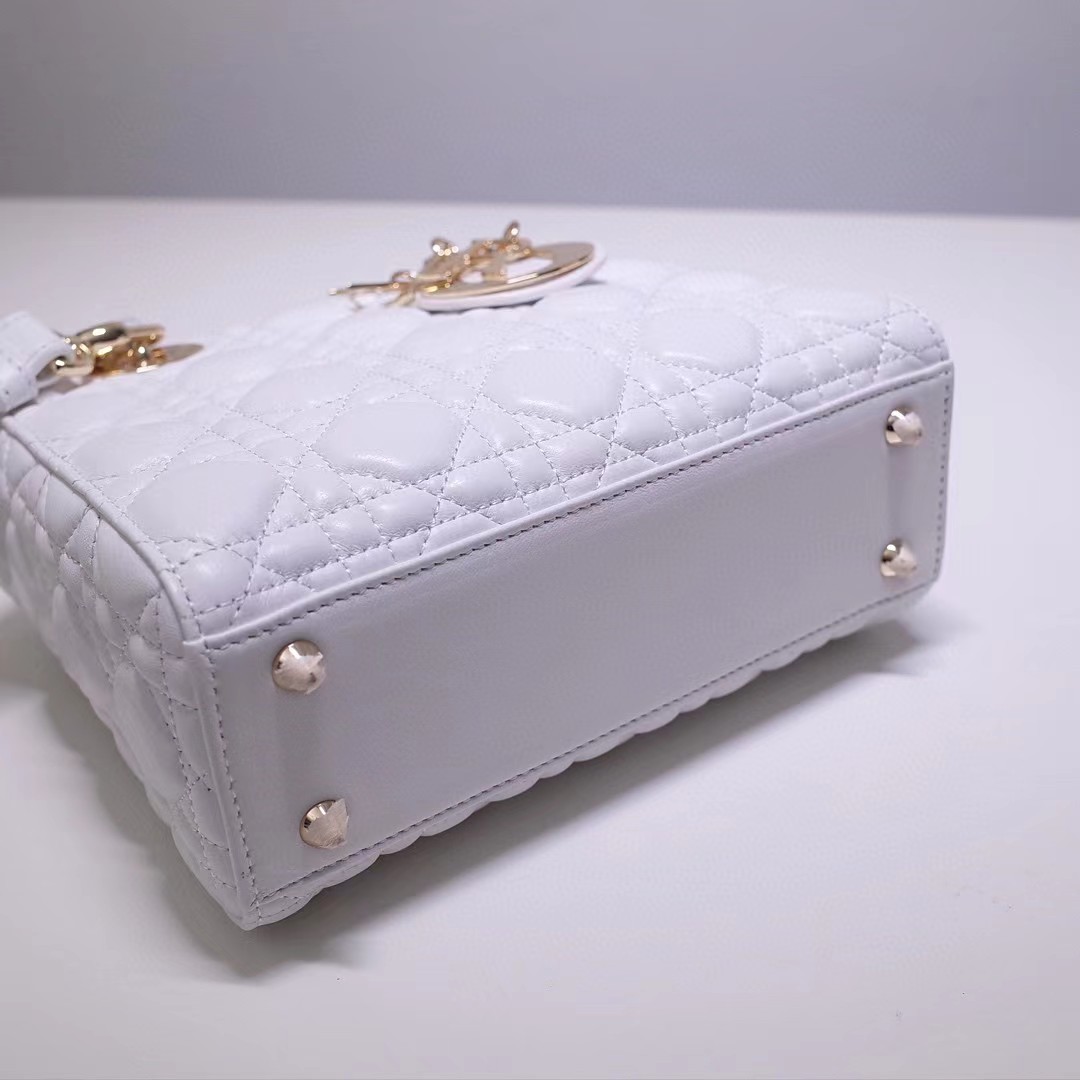 Dior Lady Bag  Cannage Calfskin（20-16.5-8CM） - EUR FASHION