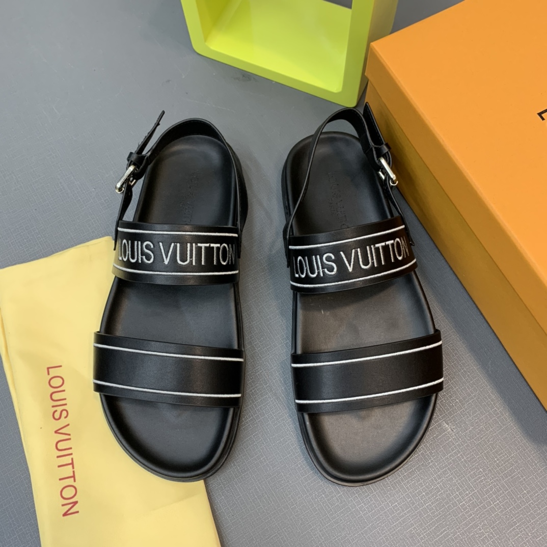 Louis Vuitton Logo Sandals - EUR FASHION