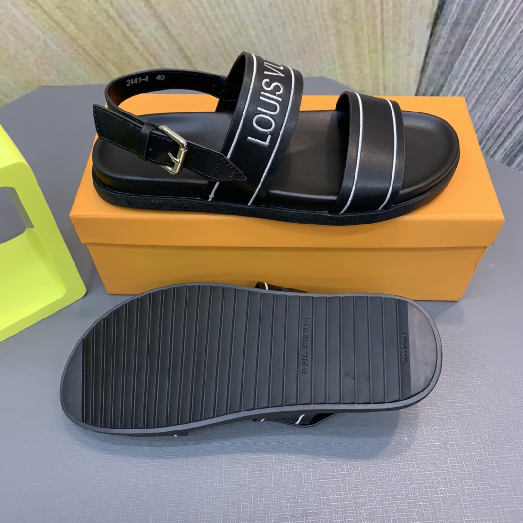 Louis Vuitton Logo Sandals - EUR FASHION