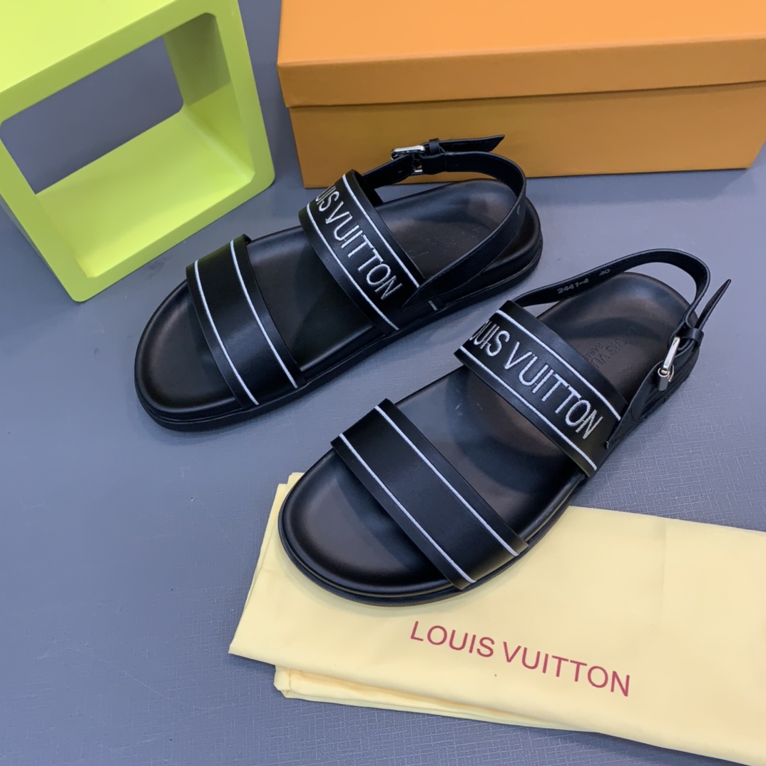 Louis Vuitton Logo Sandals - EUR FASHION