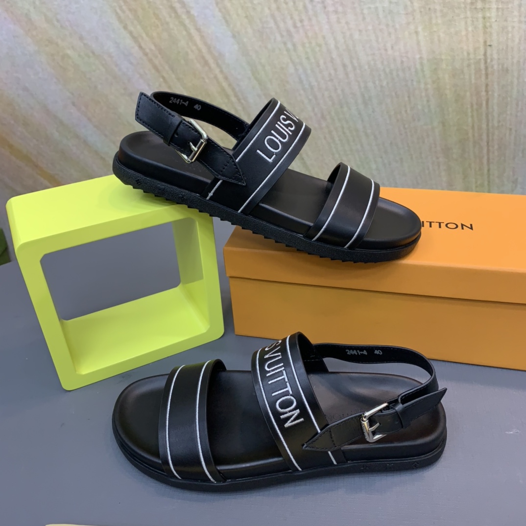 Louis Vuitton Logo Sandals - EUR FASHION