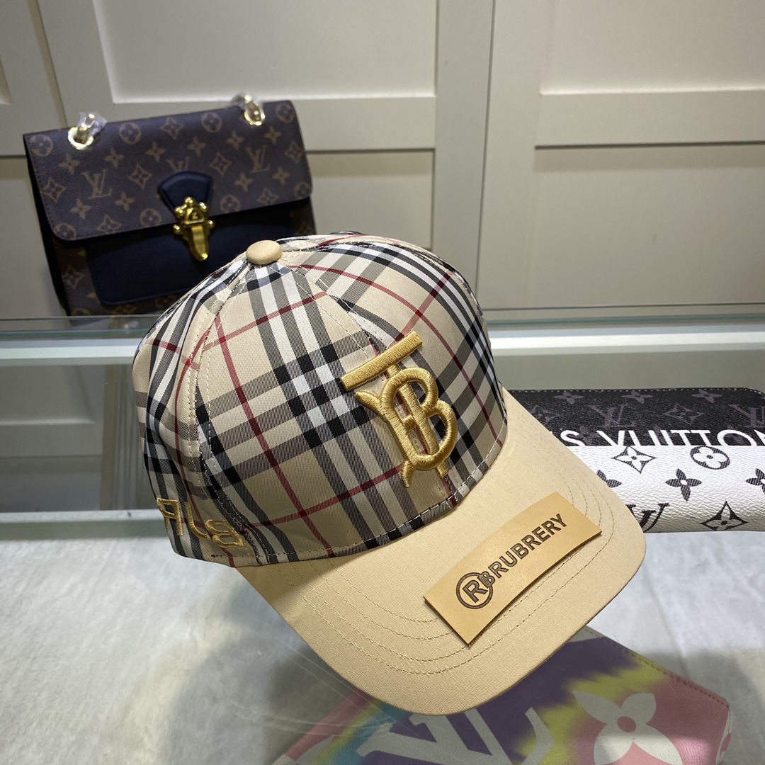 Burberry Monogram Motif Icon Stripe Baseball Cap - EUR FASHION