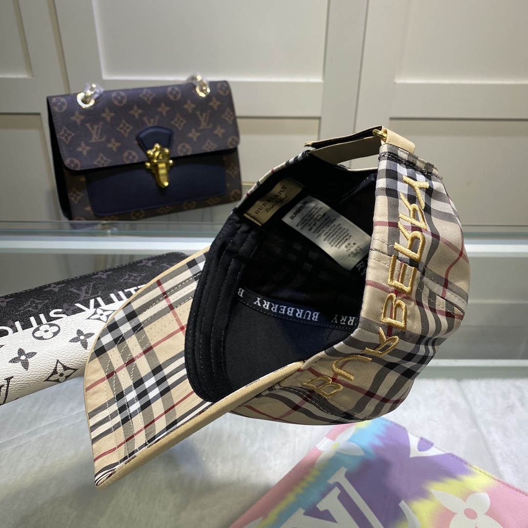 Burberry Monogram Motif Icon Stripe Baseball Cap - EUR FASHION