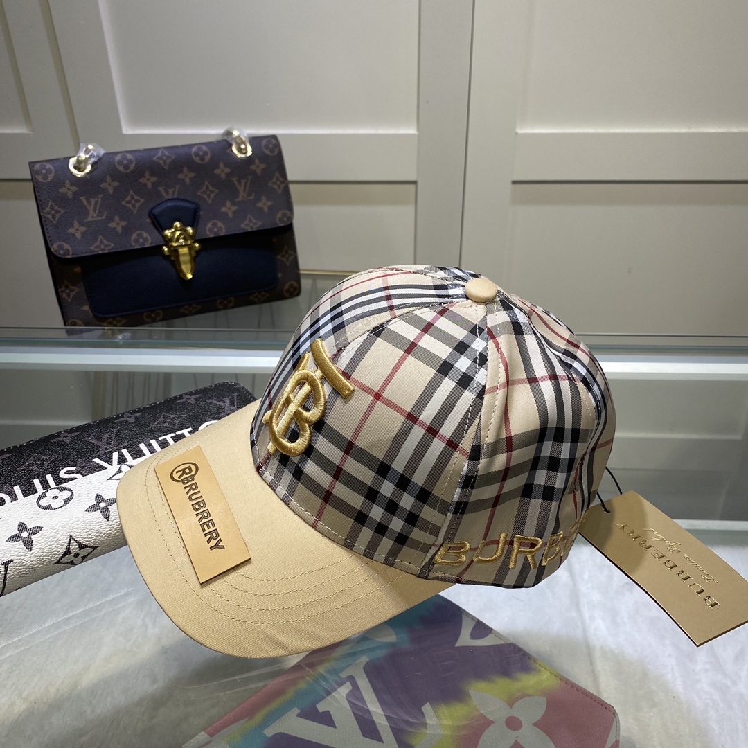 Burberry Monogram Motif Icon Stripe Baseball Cap - EUR FASHION