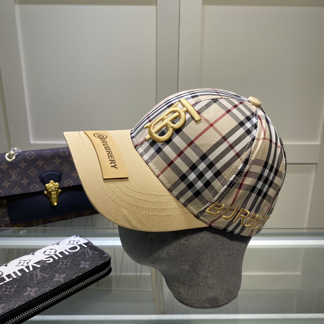 Burberry Monogram Motif Icon Stripe Baseball Cap - EUR FASHION
