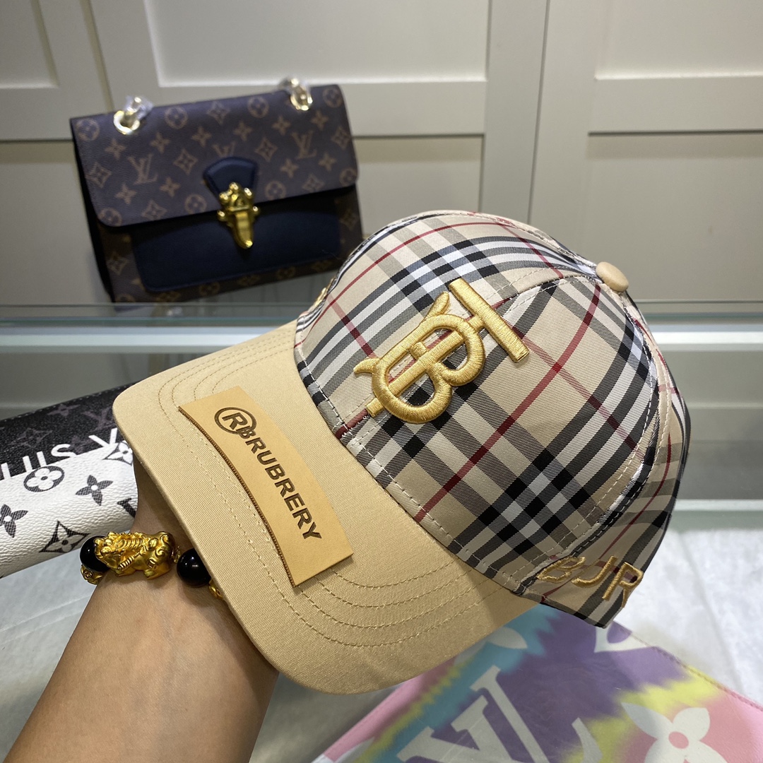 Burberry Monogram Motif Icon Stripe Baseball Cap - EUR FASHION