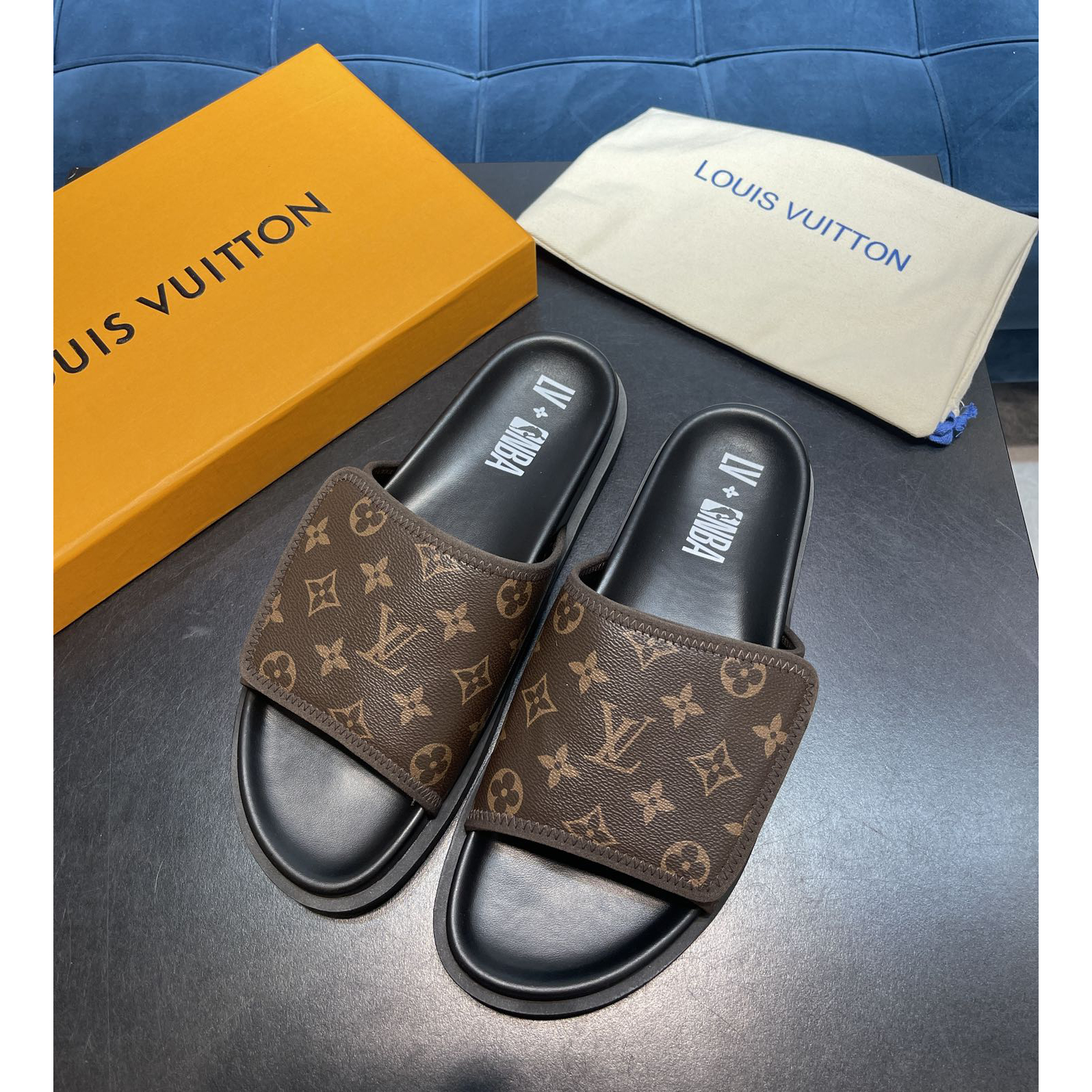 Louis Vuitton x NBA Monogram Slipper - EUR FASHION