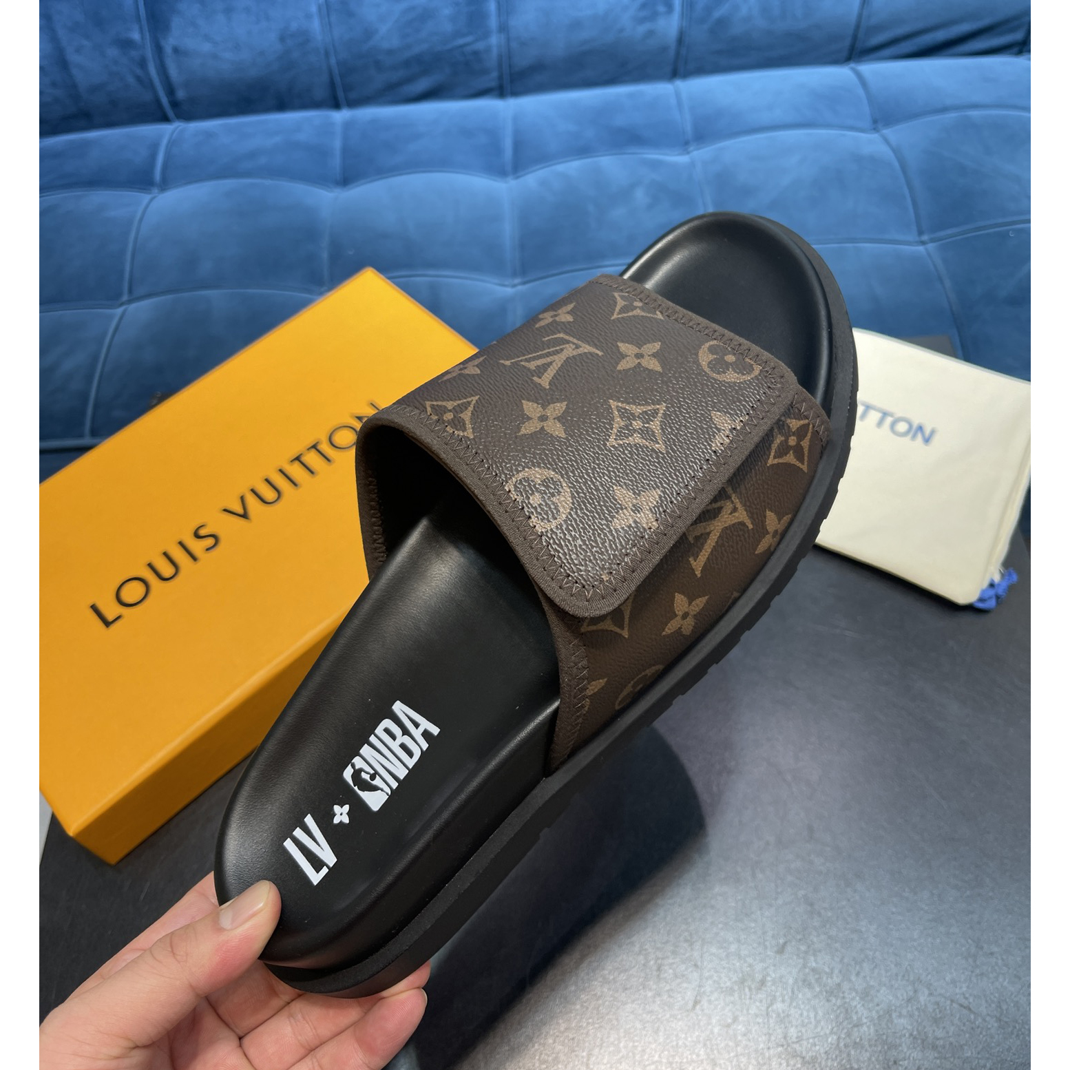 Louis Vuitton x NBA Monogram Slipper - EUR FASHION
