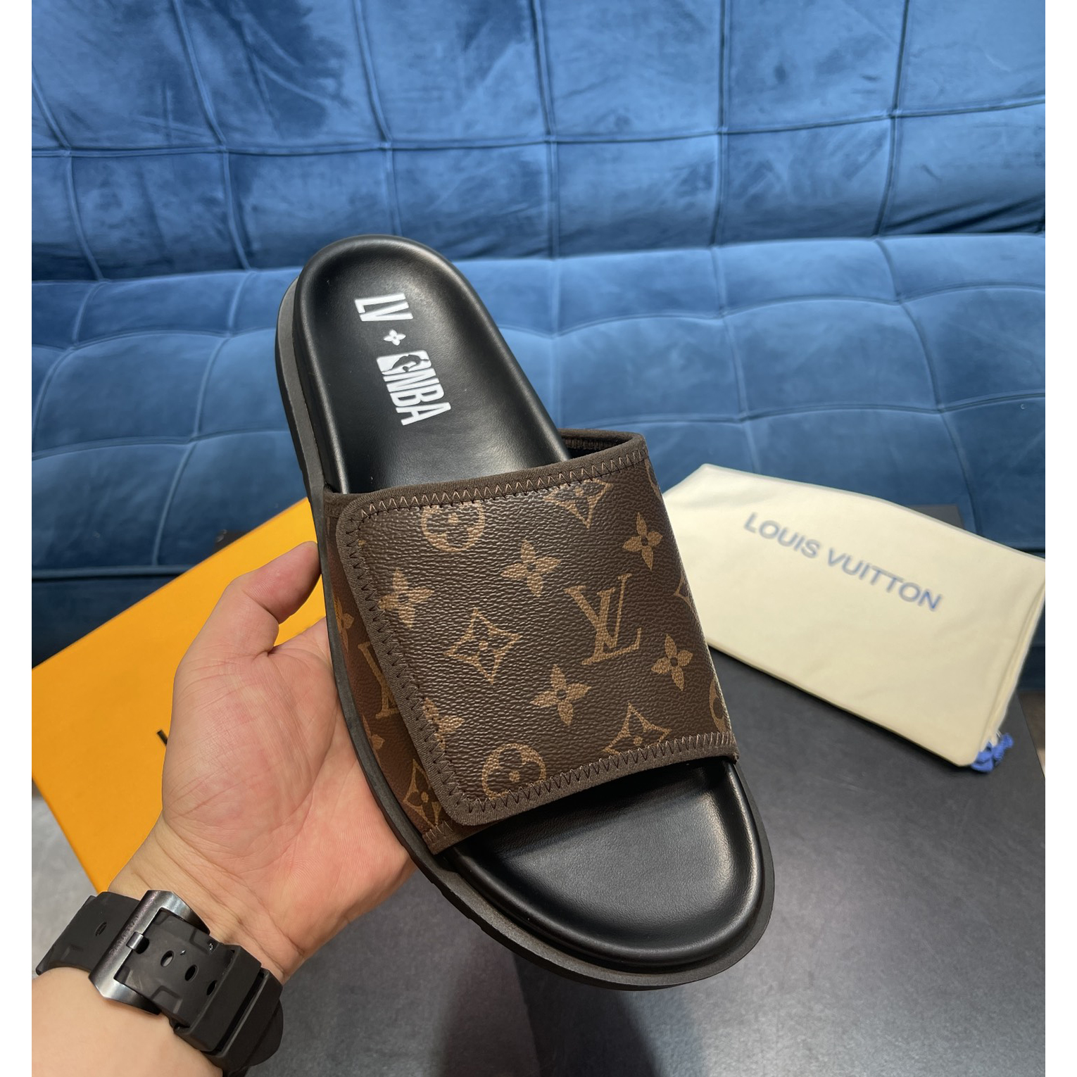 Louis Vuitton x NBA Monogram Slipper - EUR FASHION