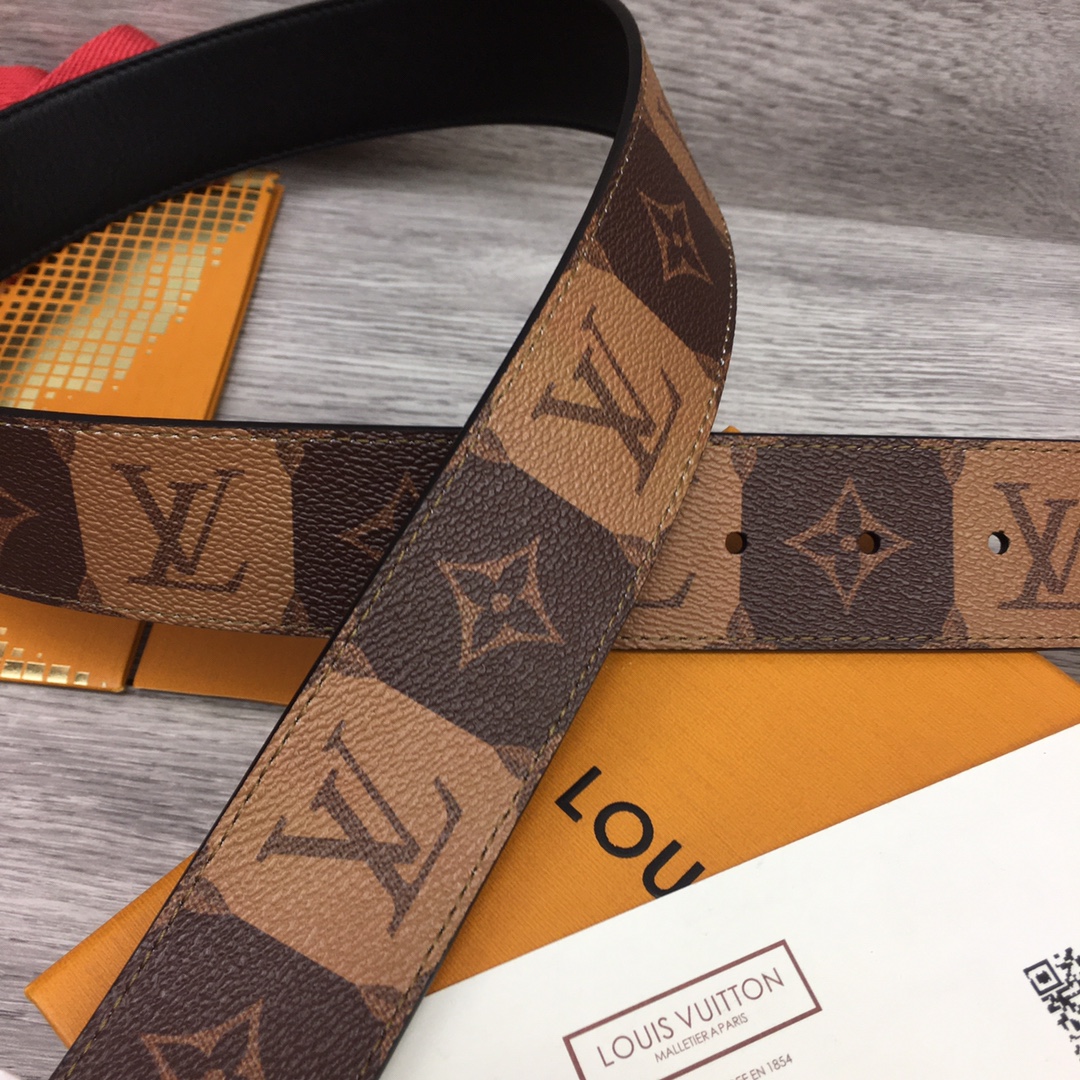 Louis Vuitton Squared LV 40mm Belt - EUR FASHION