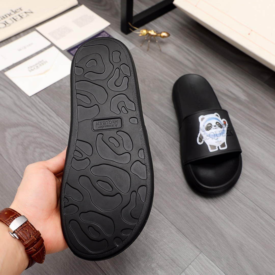 Alexander Mqueen Logo Slipper - EUR FASHION