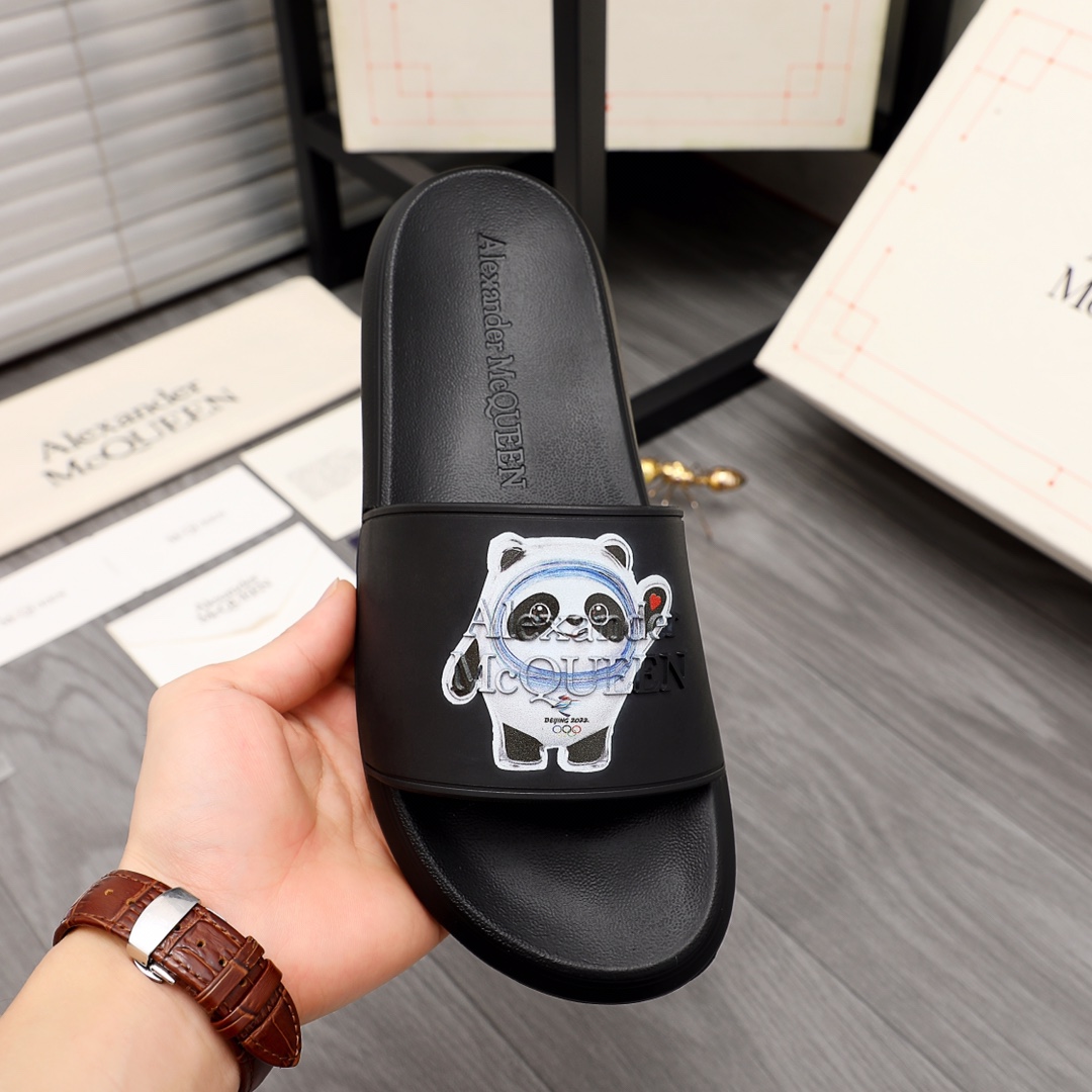Alexander Mqueen Logo Slipper - EUR FASHION