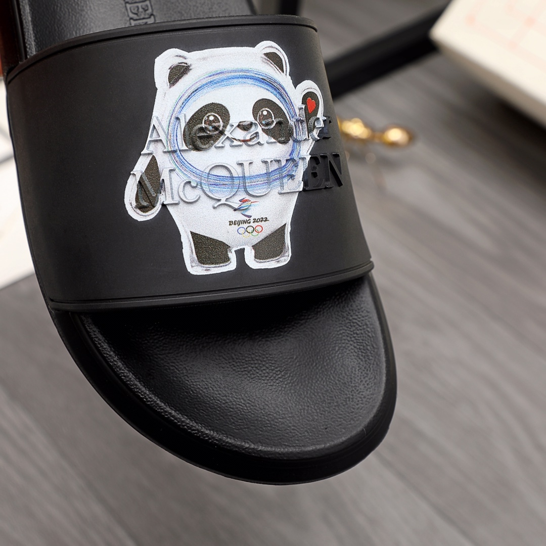 Alexander Mqueen Logo Slipper - EUR FASHION