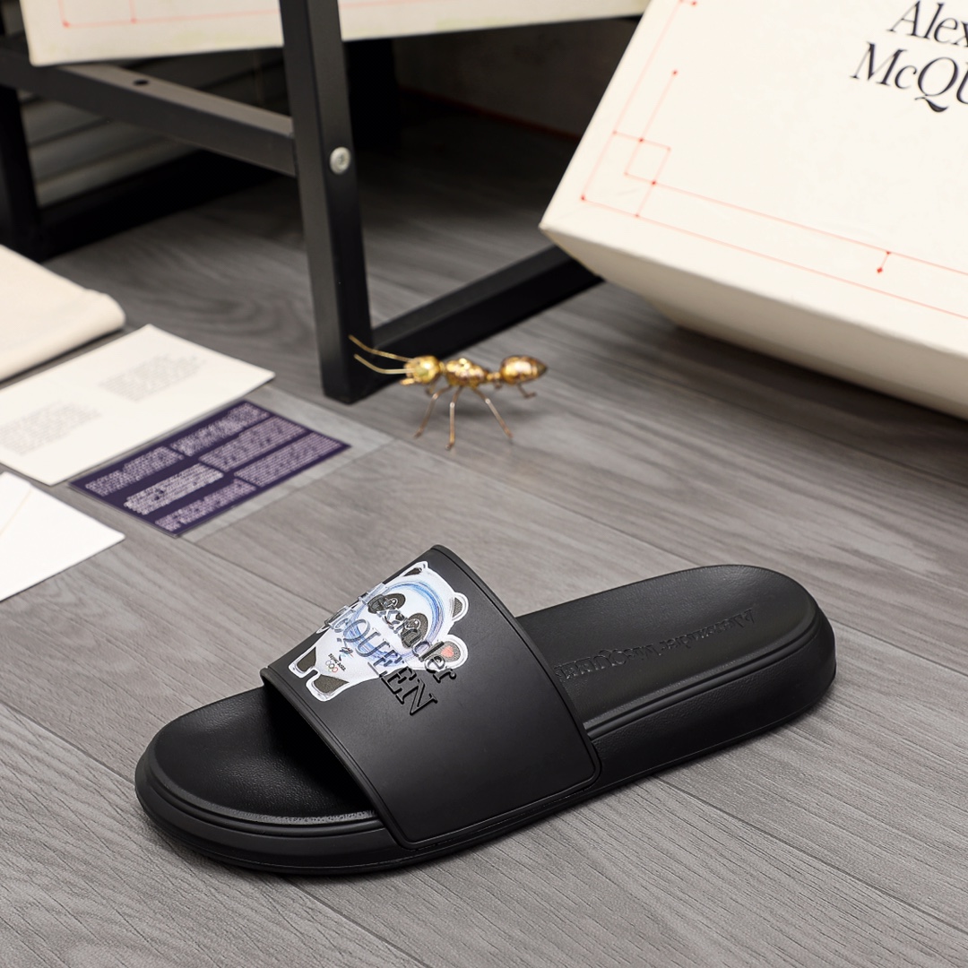 Alexander Mqueen Logo Slipper - EUR FASHION