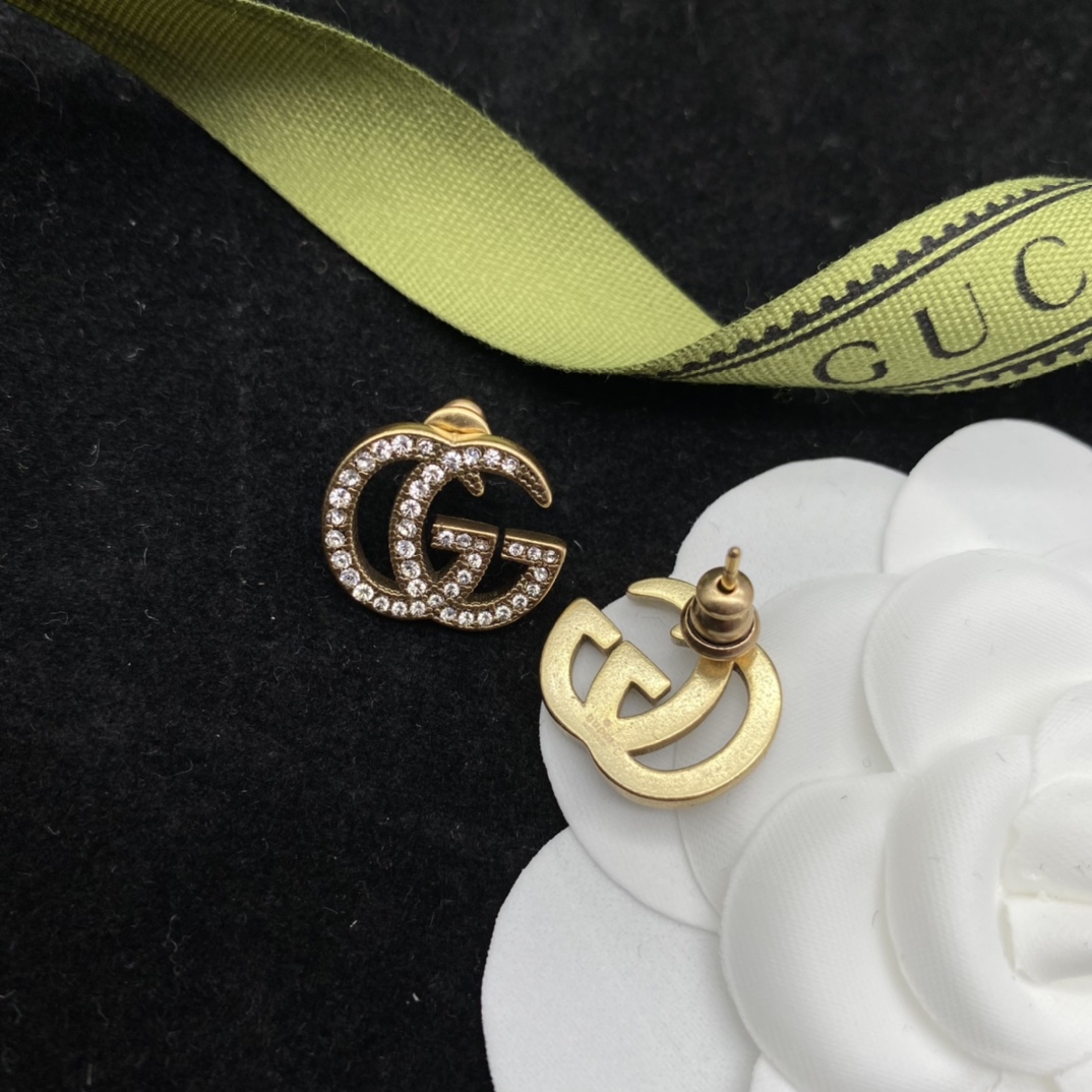 Gucci GG Full Drill Earrings  - EUR FASHION