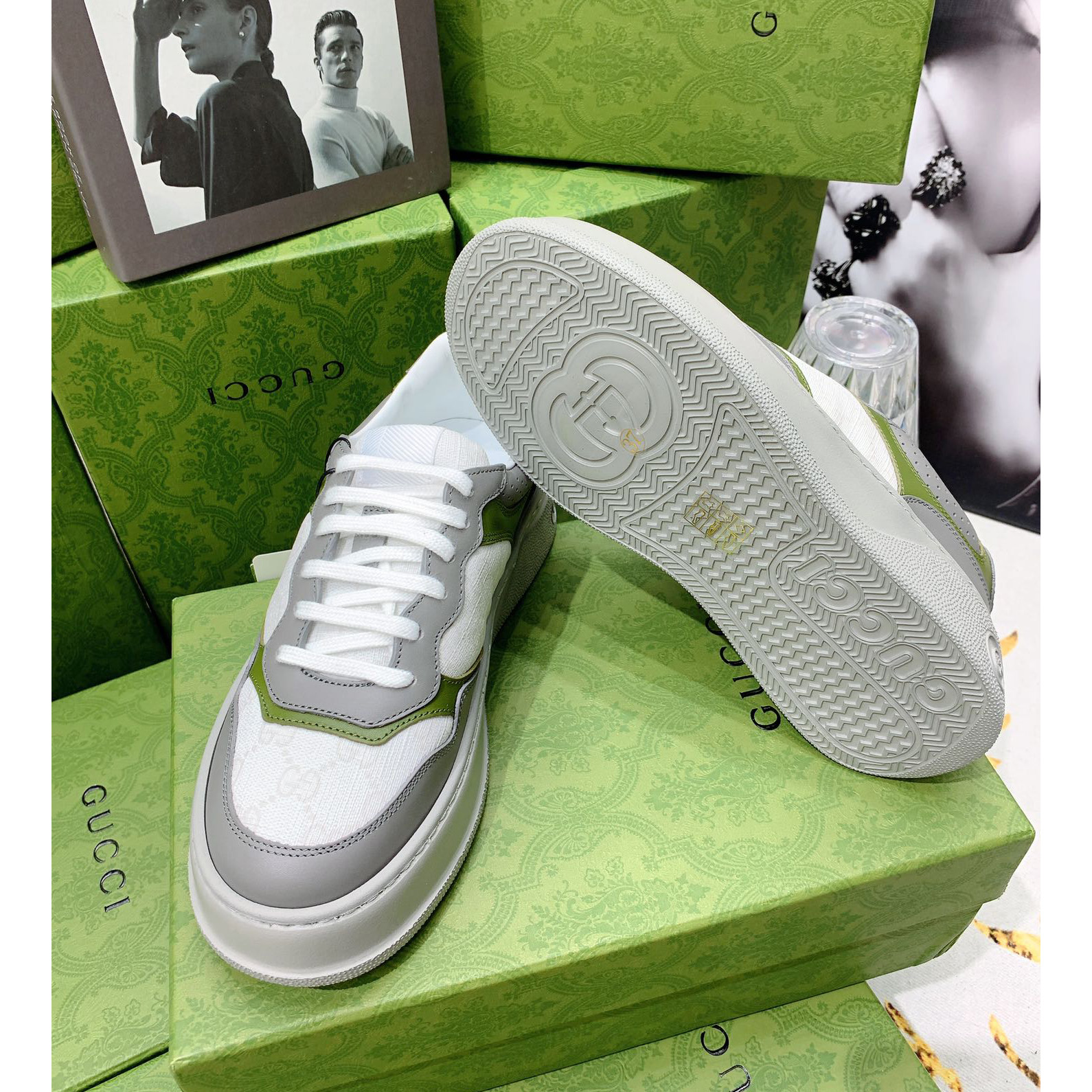 Gucci GG Chunky B Series Men's &Women's Sneakers - EUR FASHION