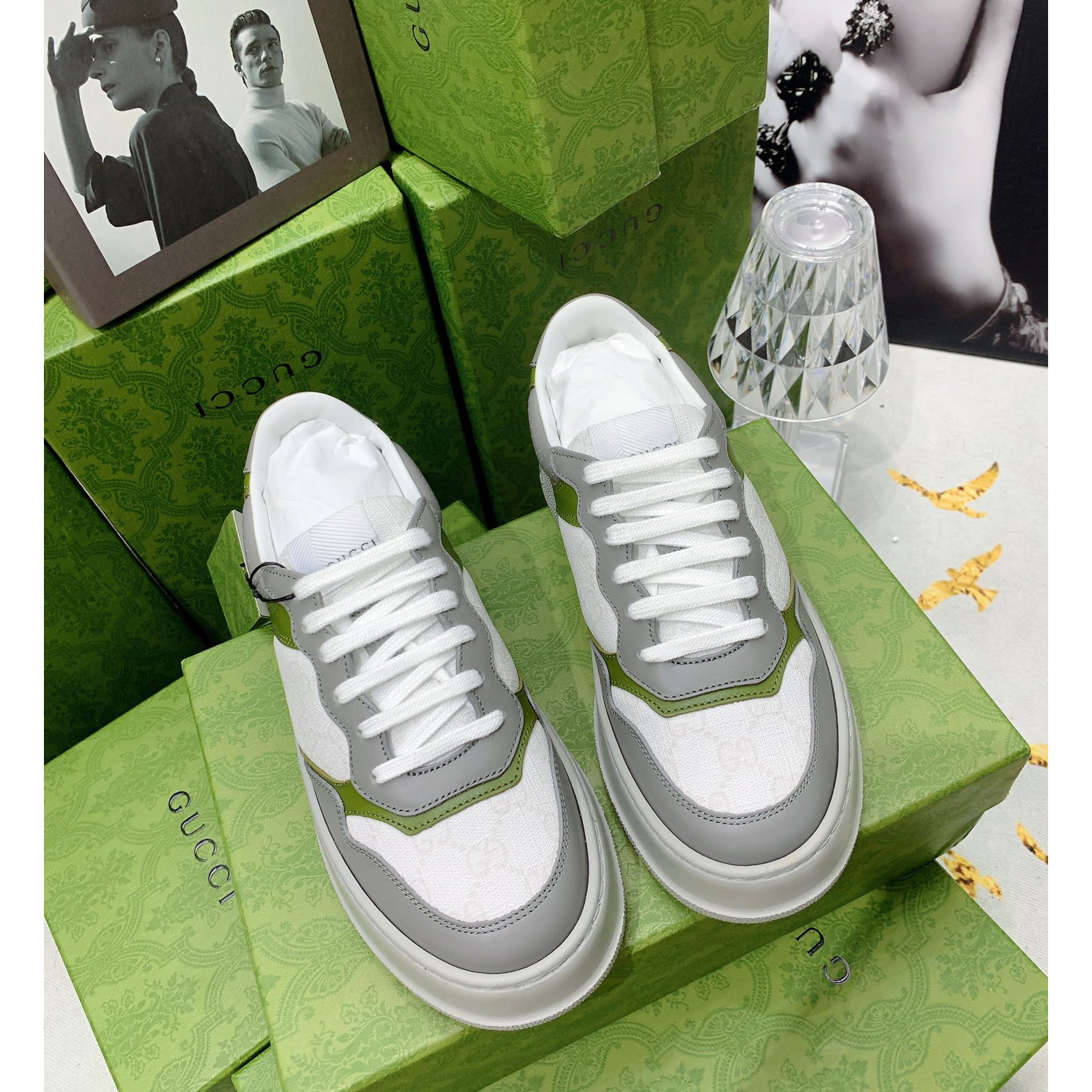 Gucci GG Chunky B Series Men's &Women's Sneakers - EUR FASHION