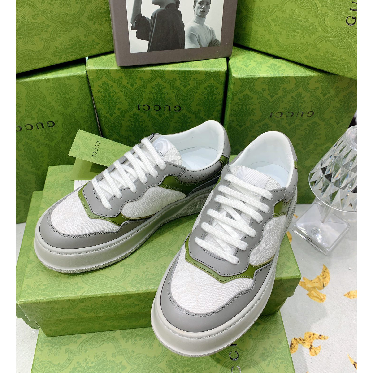 Gucci GG Chunky B Series Men's &Women's Sneakers - EUR FASHION