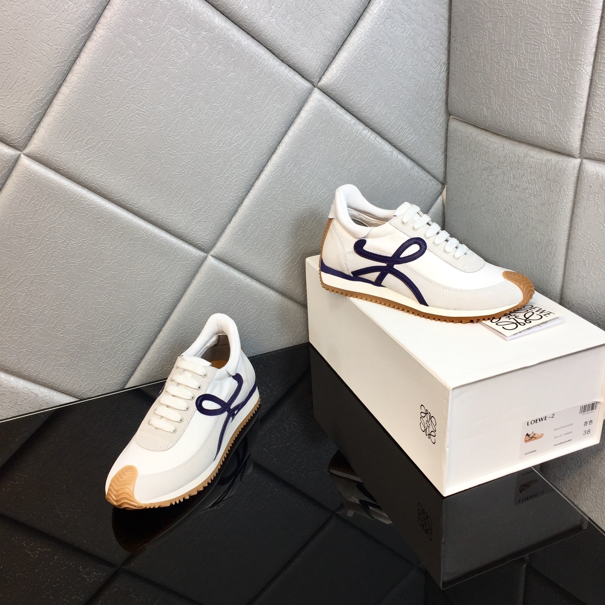 Loewe Flow Runner In Calfskin - EUR FASHION