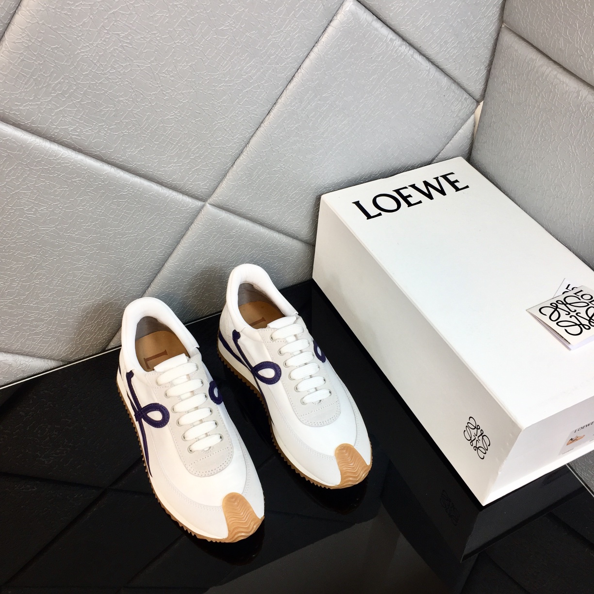 Loewe Flow Runner In Calfskin - EUR FASHION