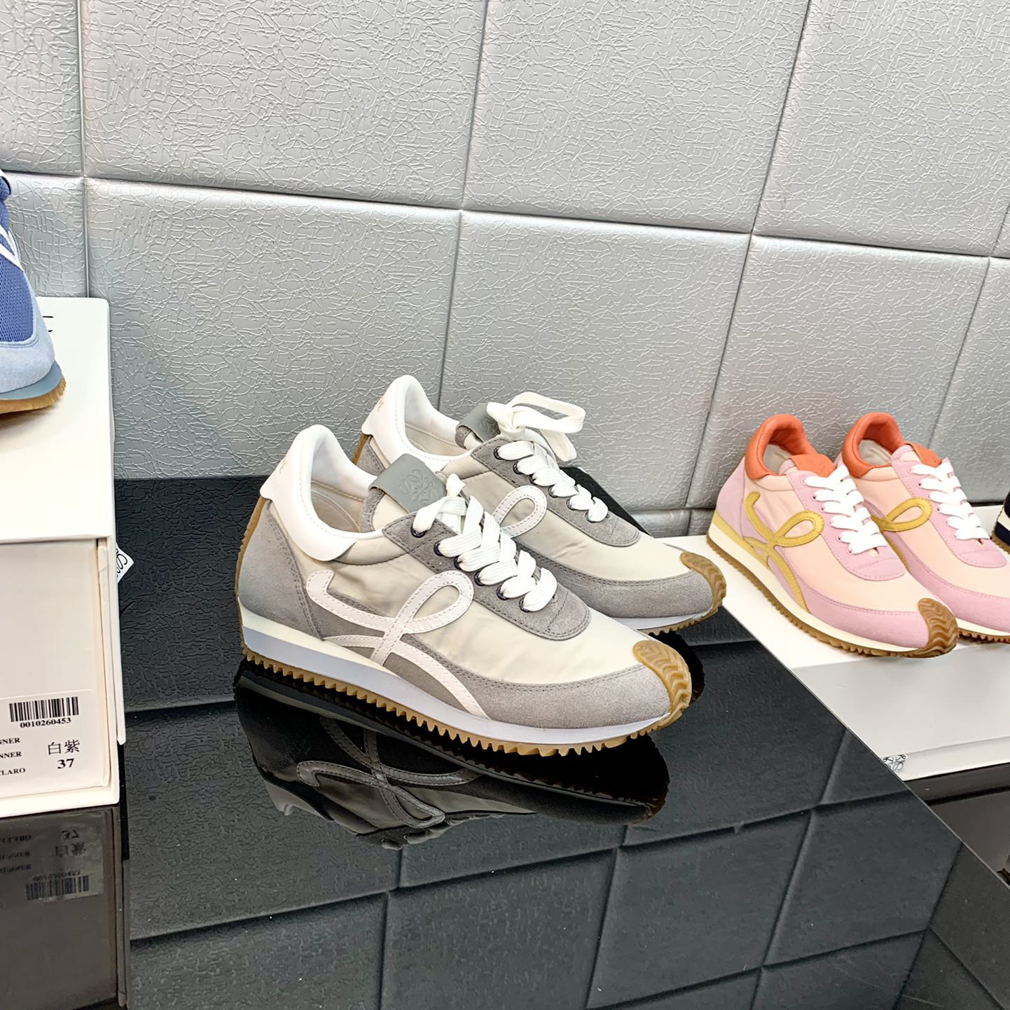 Loewe Flow Runner In Technical Mesh And Suede - EUR FASHION