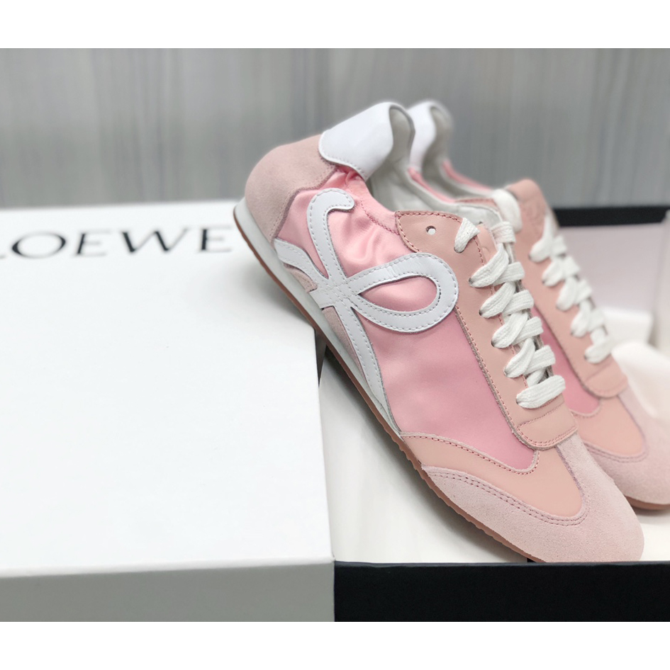 Loewe Ballet Runner In Nylon And Calfskin - EUR FASHION