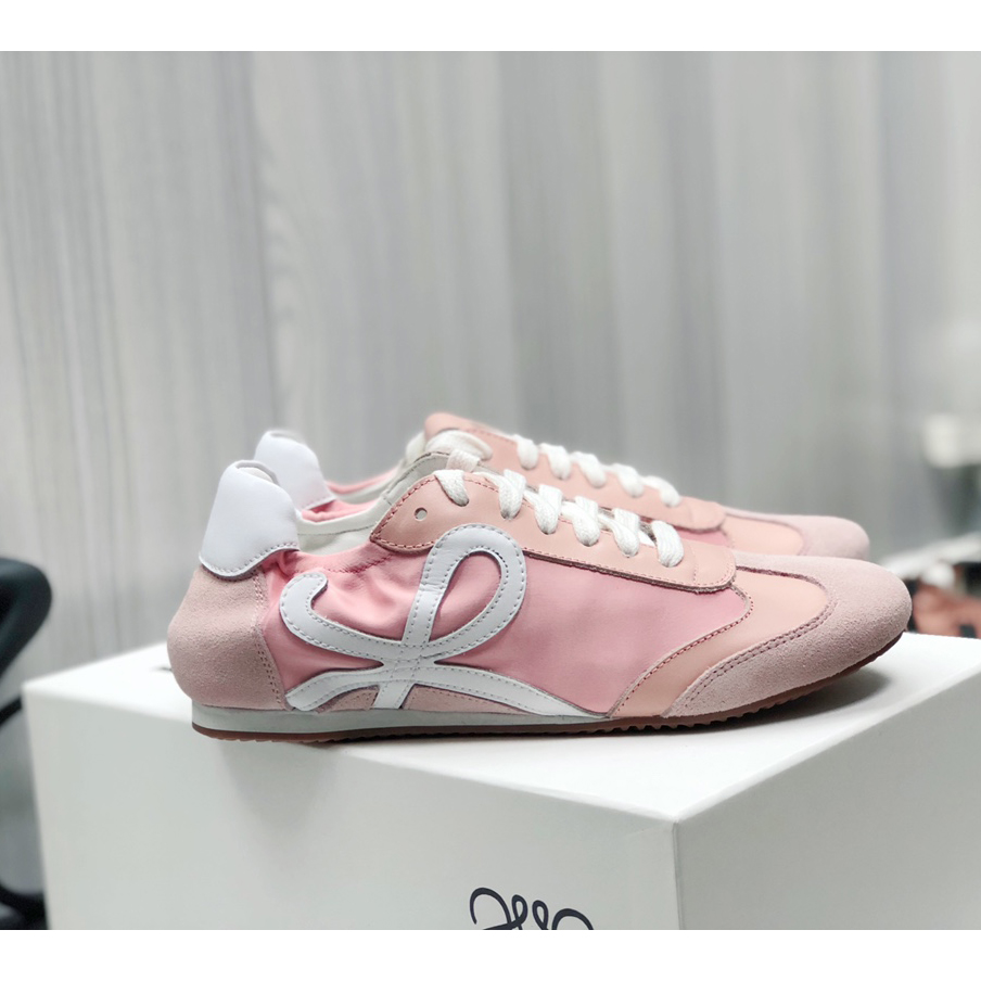 Loewe Ballet Runner In Nylon And Calfskin - EUR FASHION