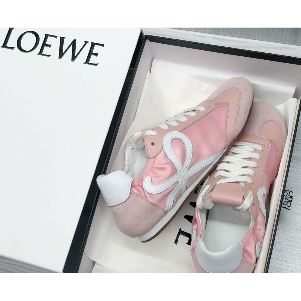 Loewe Ballet Runner In Nylon And Calfskin - EUR FASHION