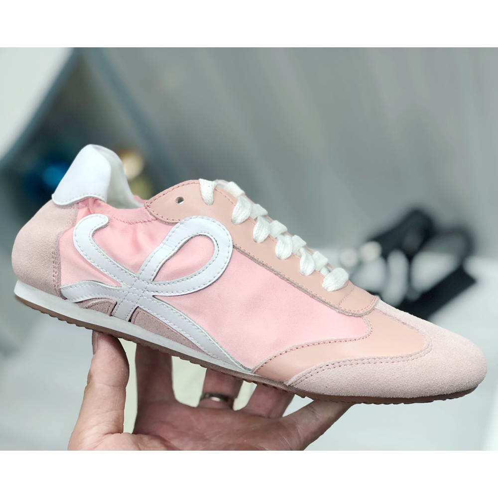Loewe Ballet Runner In Nylon And Calfskin - EUR FASHION