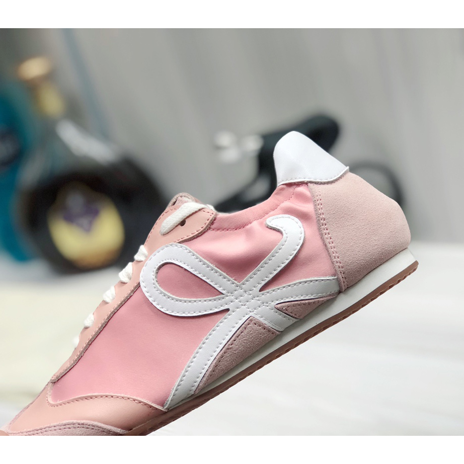 Loewe Ballet Runner In Nylon And Calfskin - EUR FASHION